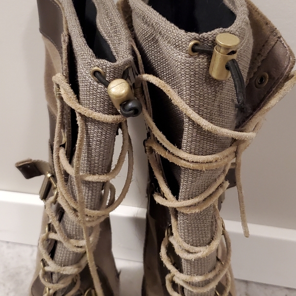 COPY - Sorel βοΈ ππ conquest Carly brown knee high π’ boots; suede and leather - Picture 3 of 16